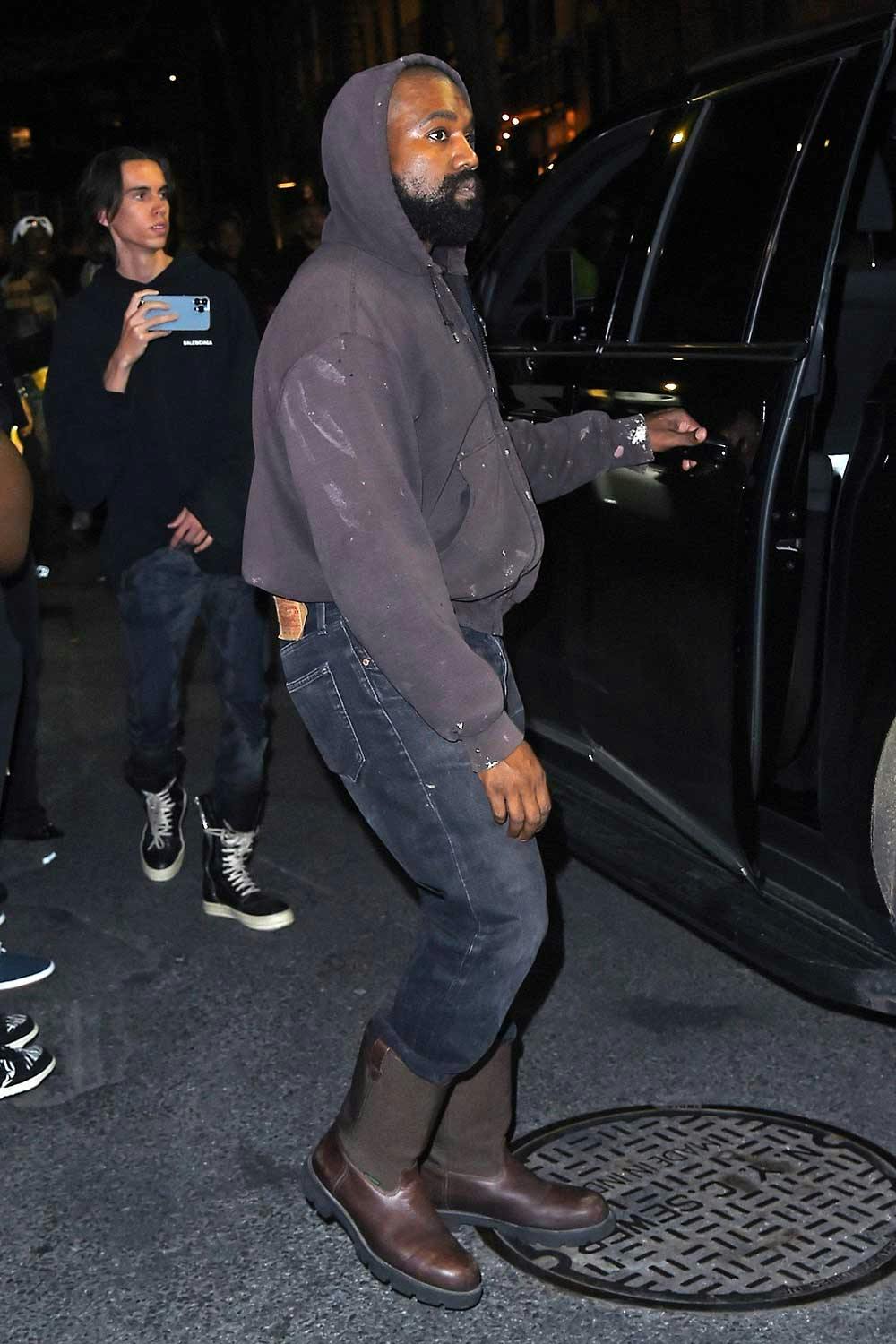 Kanye new rock shoes
